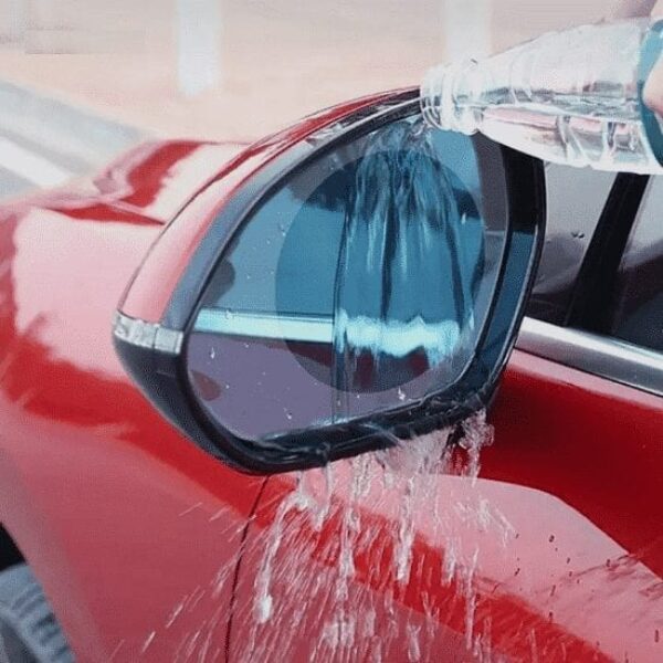 Anti fog flim – Remove water from car mirror
