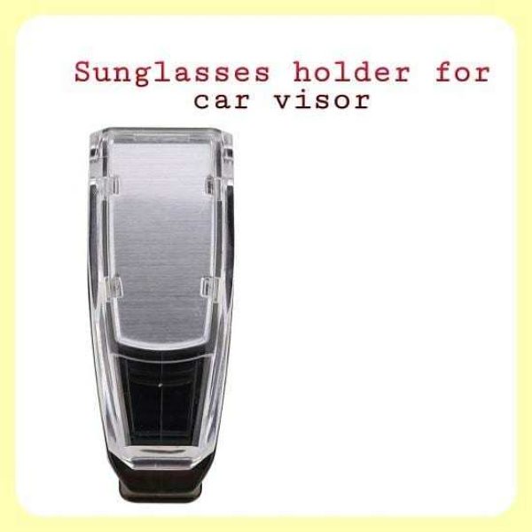 Sunglasses clip holder for car visor