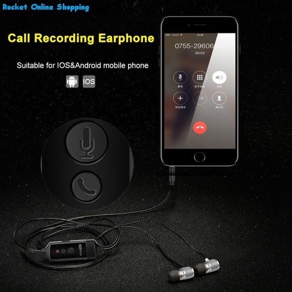 Call Recording Earphone (WayTronic)
